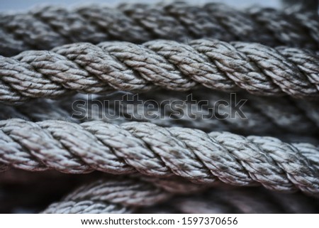 Similar – Image, Stock Photo Port rope Rope Knot