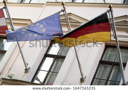 European Union flag as background. Stockfoto © 