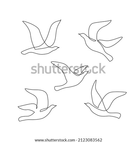 Outline Drawings Of Birds | Free download on ClipArtMag