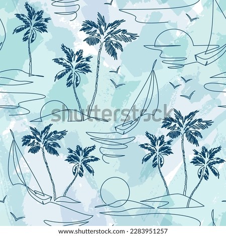 Similar – Image, Stock Photo fabric landscape Waves