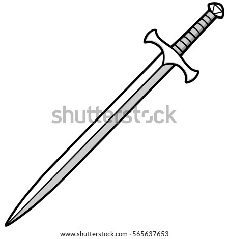 Vector Medieval Longsword | Download Free Vector Art | Free-Vectors