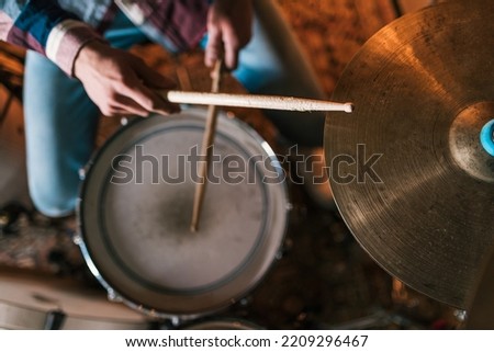 Similar – Image, Stock Photo Anonymous male musician playing violin