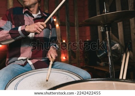 Similar – Image, Stock Photo Anonymous male musician playing violin