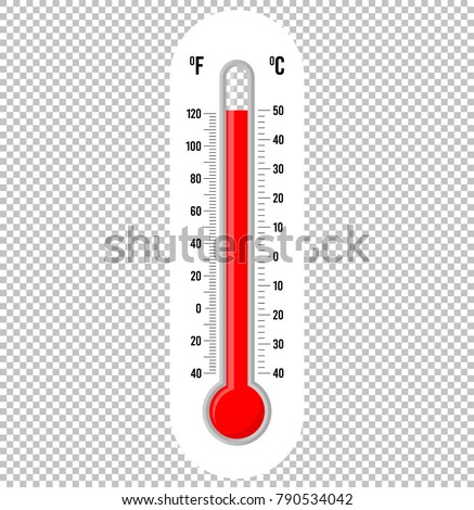 Thermometer Infographic Vector