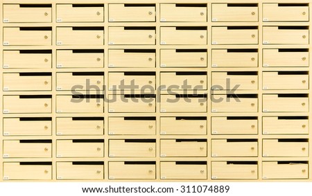 Wood mailboxes