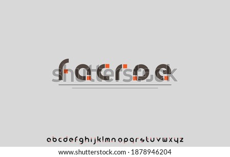 calligraphy alphabet small lettering a to z font family Stock fotó © 