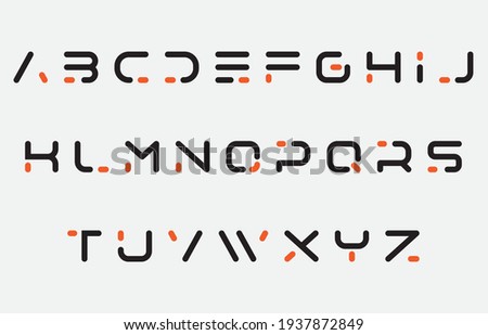 calligraphy alphabet capital lettering a to z font family Stok fotoğraf © 
