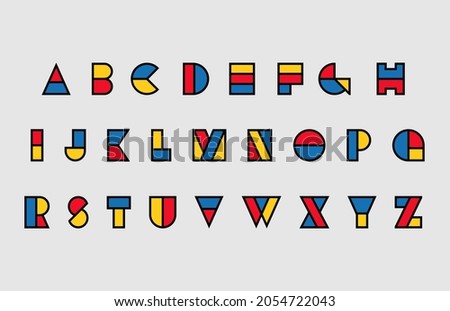 calligraphy alphabet letter font family Stock fotó © 