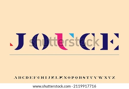 modern minimal alphabet capital letter logo design Stock fotó © 