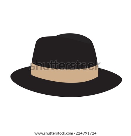 Fedora hat, fedora hat vector, fedora hat isolated, hat, cap
