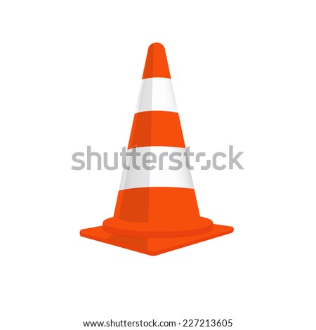 Traffic cone, traffic cone isolated, traffic cone vector, orange traffic cones