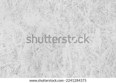 White paint on chipboard surface, pressed wood texture osb background. Foto d'archivio © 