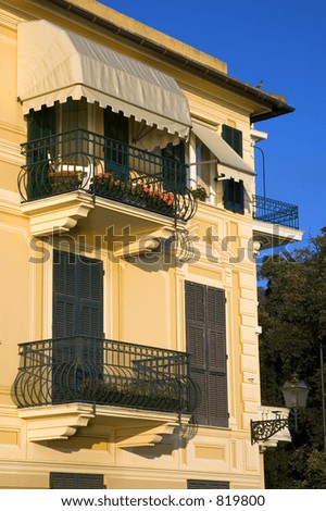 Balcony Overlooking The Mediterranean Sea