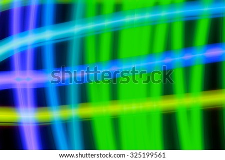 Light painting of color changing LED