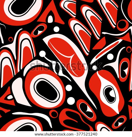 abstract red background native north american