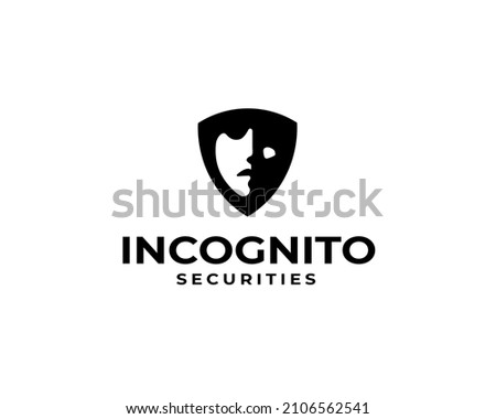 Spy Hacker Incognito Logo Concept Vector Illustration