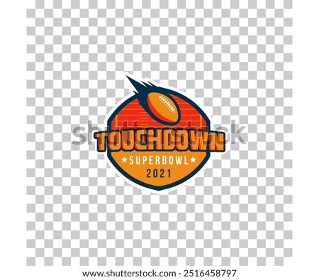 Fantasy Football Logo with transparent background