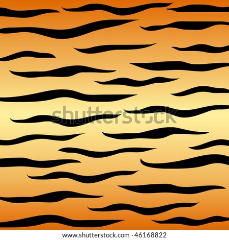 Animal Print Tiger Stripes Pattern Stock Photo 46168822 : Shutterstock