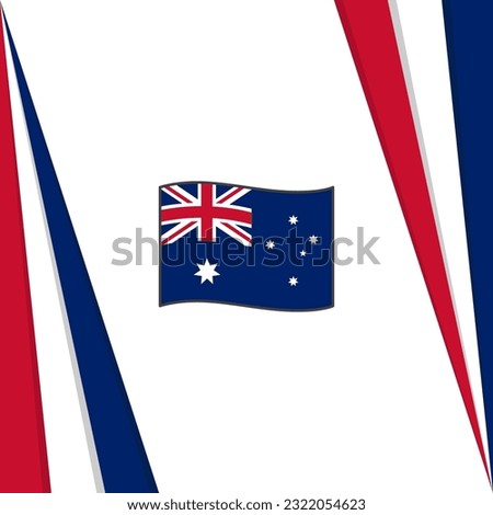 Heard Island And McDonald Islands Flag Abstract Background Design Template. Heard Island And McDonald Islands Independence Day Banner Social Media Post. Flag