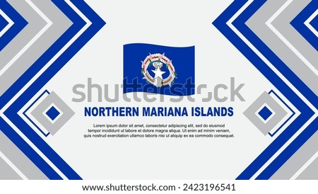 Northern Mariana Islands Flag Abstract Background Design Template. Northern Mariana Islands Independence Day Banner Wallpaper Vector Illustration. Design