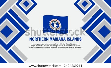 Northern Mariana Islands Flag Abstract Background Design Template. Northern Mariana Islands Independence Day Banner Wallpaper Vector Illustration. Independence Day