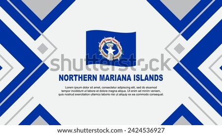 Northern Mariana Islands Flag Abstract Background Design Template. Northern Mariana Islands Independence Day Banner Wallpaper Vector Illustration. Template