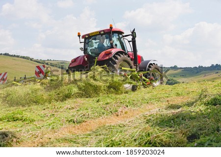 Similar – Image, Stock Photo Making hay