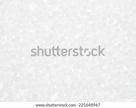 closeup foamed polystyrene sheet