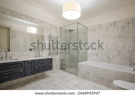 Similar – Image, Stock Photo Interior of bathroom with sink and mirror