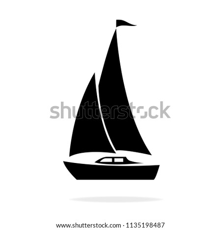 Black And White Boat | Free download on ClipArtMag