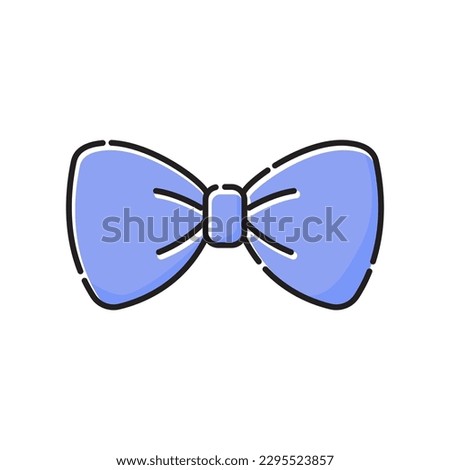 father's day colorful bow tie love symbol icon