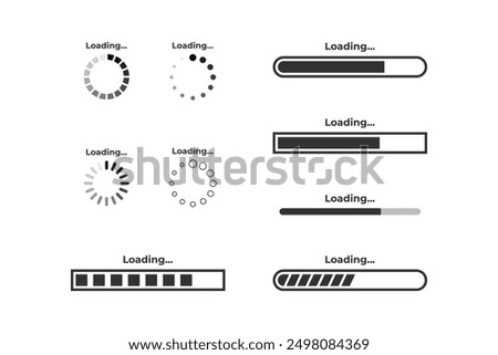 collection of vector icons loading.load icon, load vector