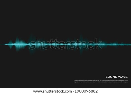 Audio spectrum background with glowing waves , sound and voice or heartbeat. Equalizer design for music, data, science and technology. Music backgrounds are perfect for presentation cover, banners or 