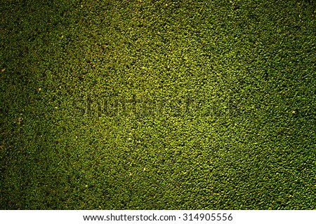 Green rubber texture - made of little pieces of rubber and grains of sand.