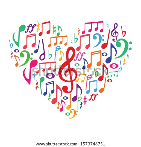 Music Note Heart Clipart | Free download on ClipArtMag