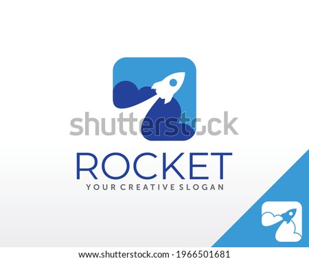 Rocket App Logo. Rocket Tech Logo Vector