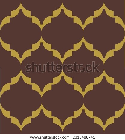 Abstract seamless Moroccan trellis patterns