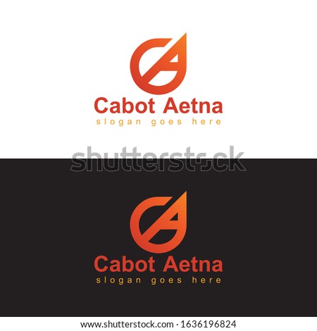 Cabot Aetina Branding logo design template