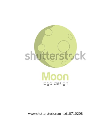 Moon Logo and Icon Vector Template