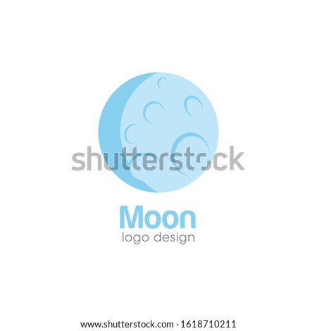 Moon Logo and Icon Vector Template