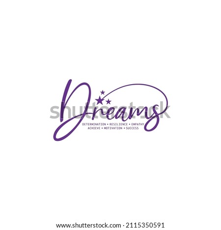 dreams t shirts vector image designs template