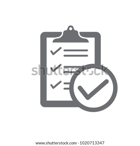 In compliance icon set that shows a company passed inspection