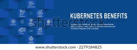 Kubernetes Development Environment Icon Set and Web Header Banner