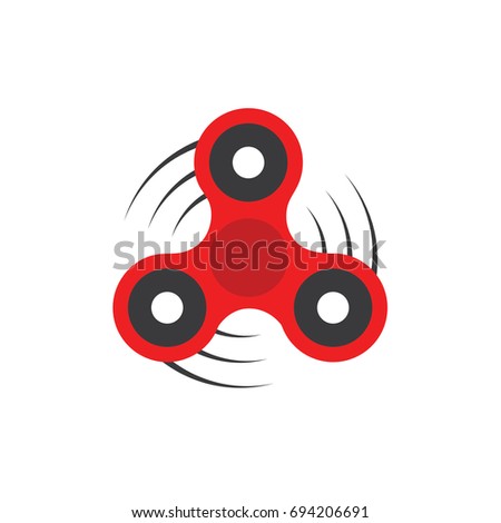 Fidget Spinner - 3 pronged hand toy spun by the center with fingers