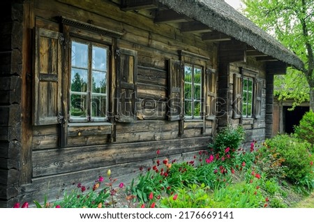 Similar – Image, Stock Photo Old wooden houses