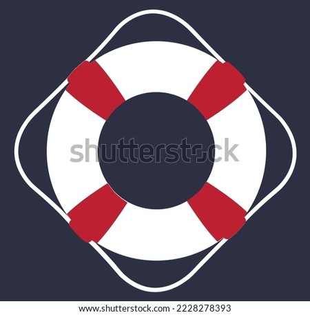 life buoy illustration vector image