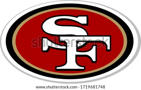 San Francisco 49ers logo american football team