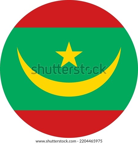 The national flag of the world, Mauritania