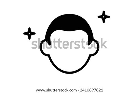 Icon of a man with hair, image of AGA