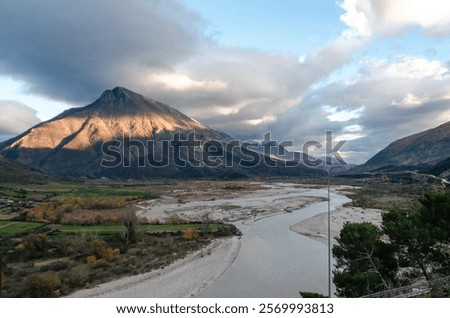 Similar – Image, Stock Photo Albania Vjosa Valley